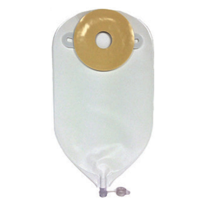 Special 1-Piece Post-Op Adult 24 Ounce Urinary Pouch 2-1/8" Pre-Cut Opening Flutter Valve Minimal Convexity 10 Box