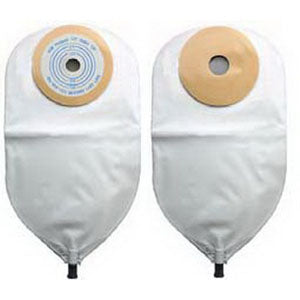 1-Piece Post-Op Adult Urinary Pouch Precut 1" Round 10 Box