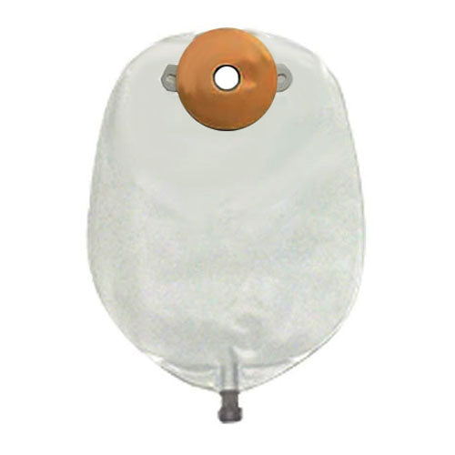 Mid-Size Post-Op Deep Convex Urinary Pouch With Flutter Valve, 7/8" Pre-Cut Opening With 5" Foam 10 Box