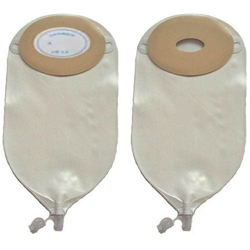 Special Adult Oval A Pre-Cut Urine Pouch 3/4" x 5/8" Vertical Opening Deep Convexity, 24 Ounce 10 Box