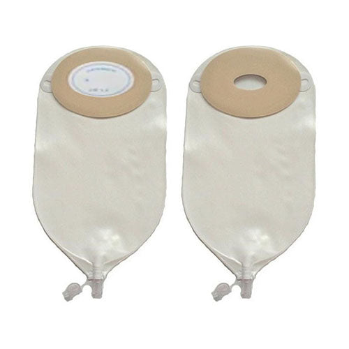Special Nu-Flex Oval 5/8" x 1-1/8" Opening Urine Pouch Convex With Flutter Valve 10 Box