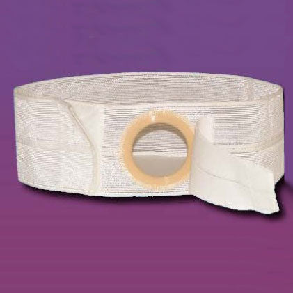 Original Flat Panel Belt Beige Support Belt No Hole 4" Wide 32" - 35" Waist, Medium, Cool Comfort Elastic 1 Each