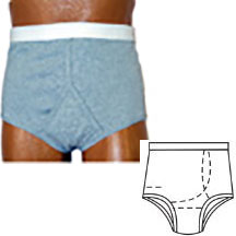 OPTIONS Men's Basic With Built-In Barrier/Support, Gray, Left, Medium 36-38 1 Each