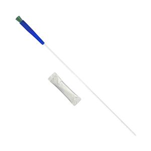 TruCath Hydrophilic Coude Catheter with water bag and touch free sleeve