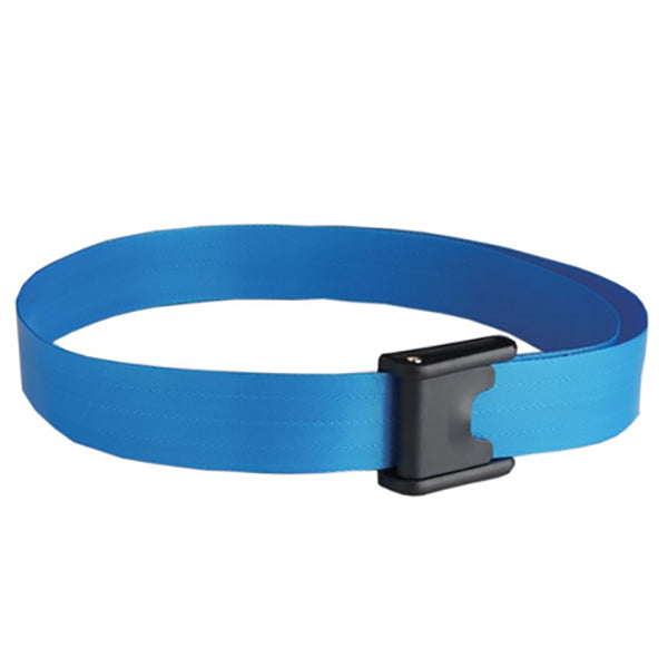Posey Gait Belt, EZ Clean, Long, Blue, 81 inches 1 Each