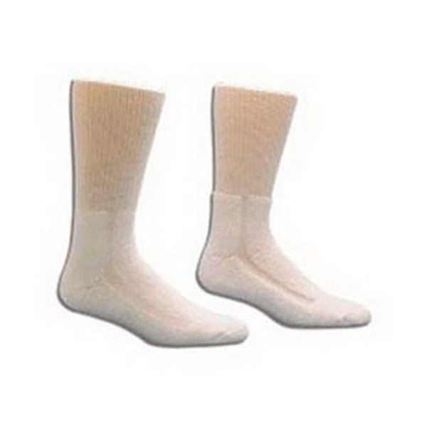 HealthDri Acrylic Diabetic Sock Size 9 - 11, White 1 Each