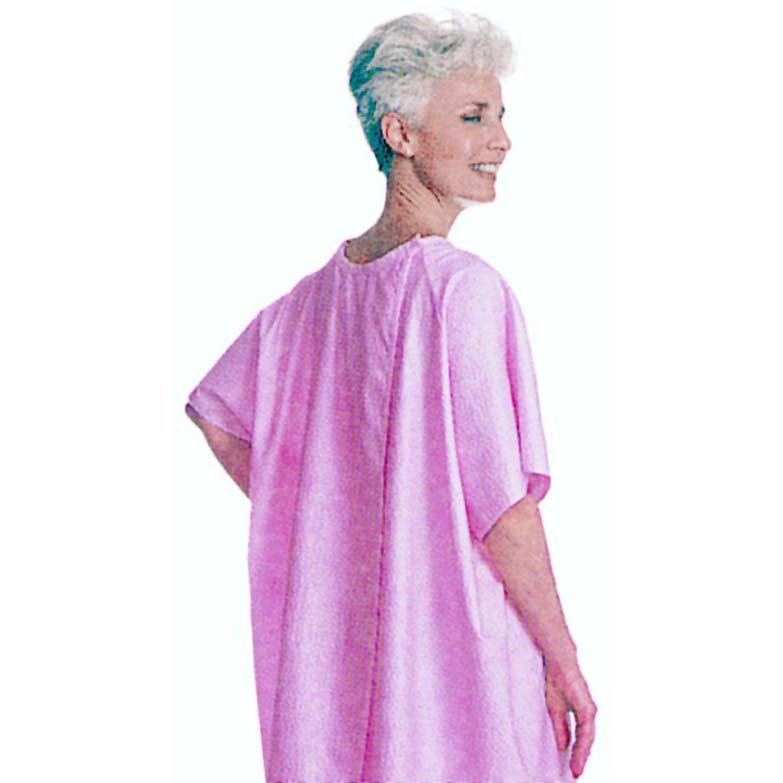 Adult Patient Gown, Pink 1 Each