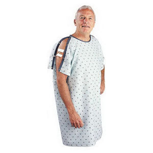 IV Tieback Gown, OSFA, Geometric Print 1 Each