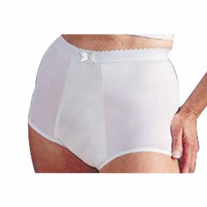 Health Dri Fancies Heavy Nylon Panty Size 6, White 26" - 28" 1 Each