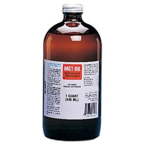 MCT Oil Medium Chain Triglycerides Unflavored 1 qt Glass Bottle 1 Each