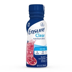 Ensure Clear Nutrition Drink, Blueberry Pomegrante, Ready-to-Drink, Retail, 10 fl oz
