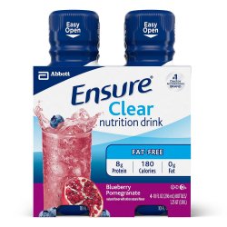 Ensure Clear Nutrition Drink, Blueberry Pomegrante, Ready-to-Drink, Retail, 10 fl oz