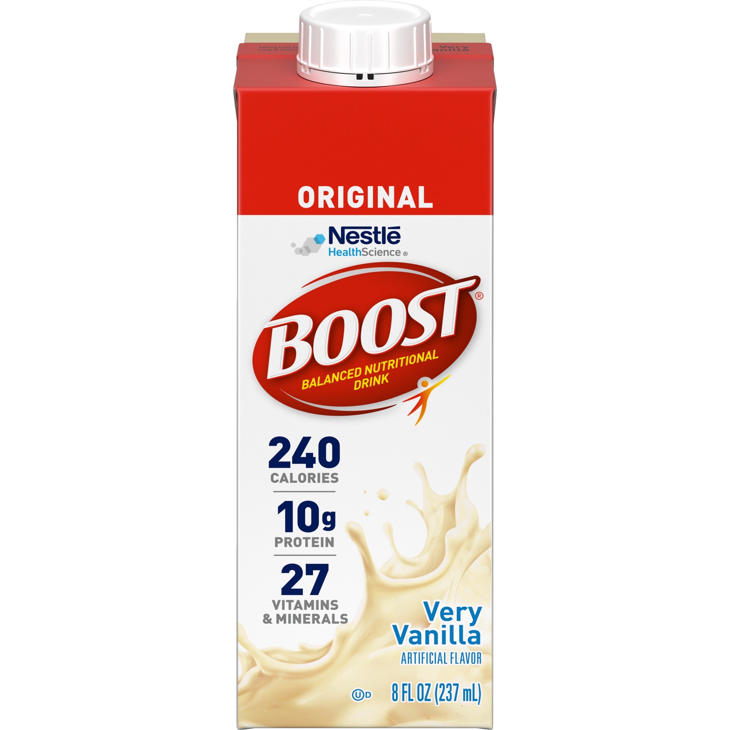 BOOST, Very Vanilla, 8 fl oz. Carton 1 Each