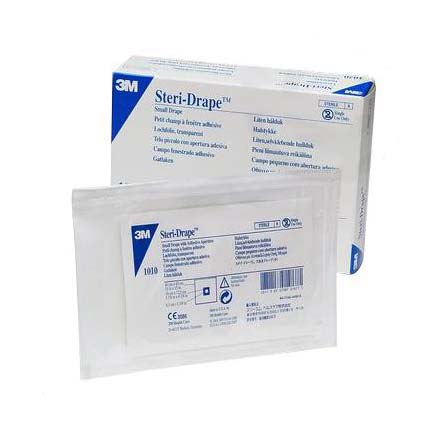 Small Drape with Adhesive Aperture, 15" x 15" 10 Box