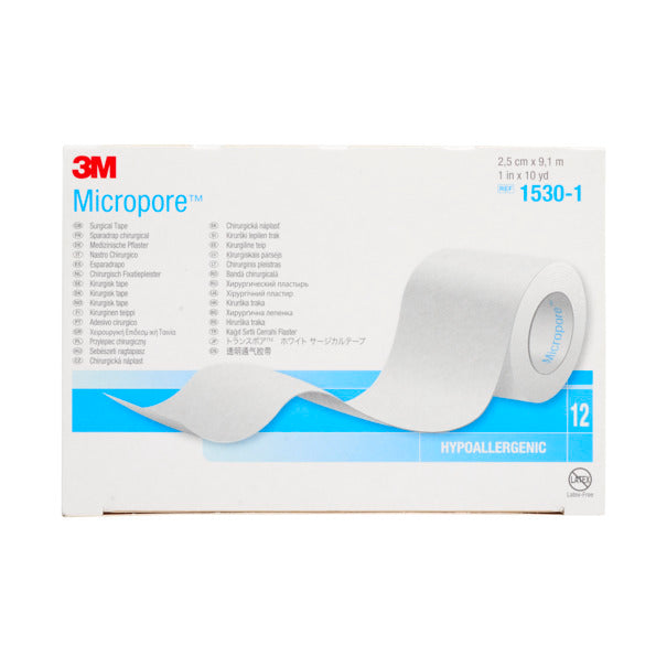 Micropore Standard Hypoallergenic Paper Surgical Tape 1" x 10 yds.