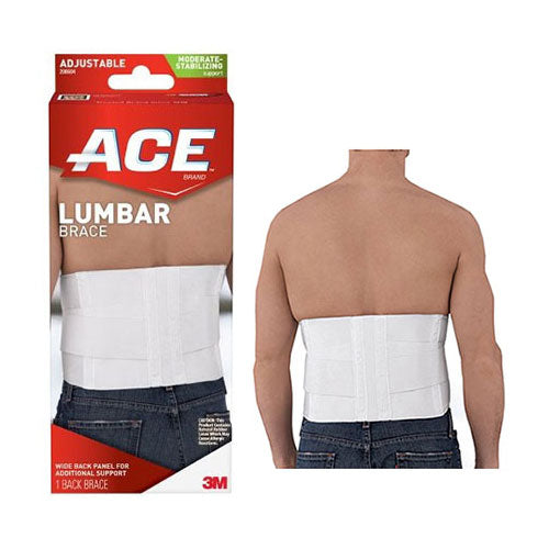 Ace Lumbar Support with Six Rigid Stays, One Size 1 Each