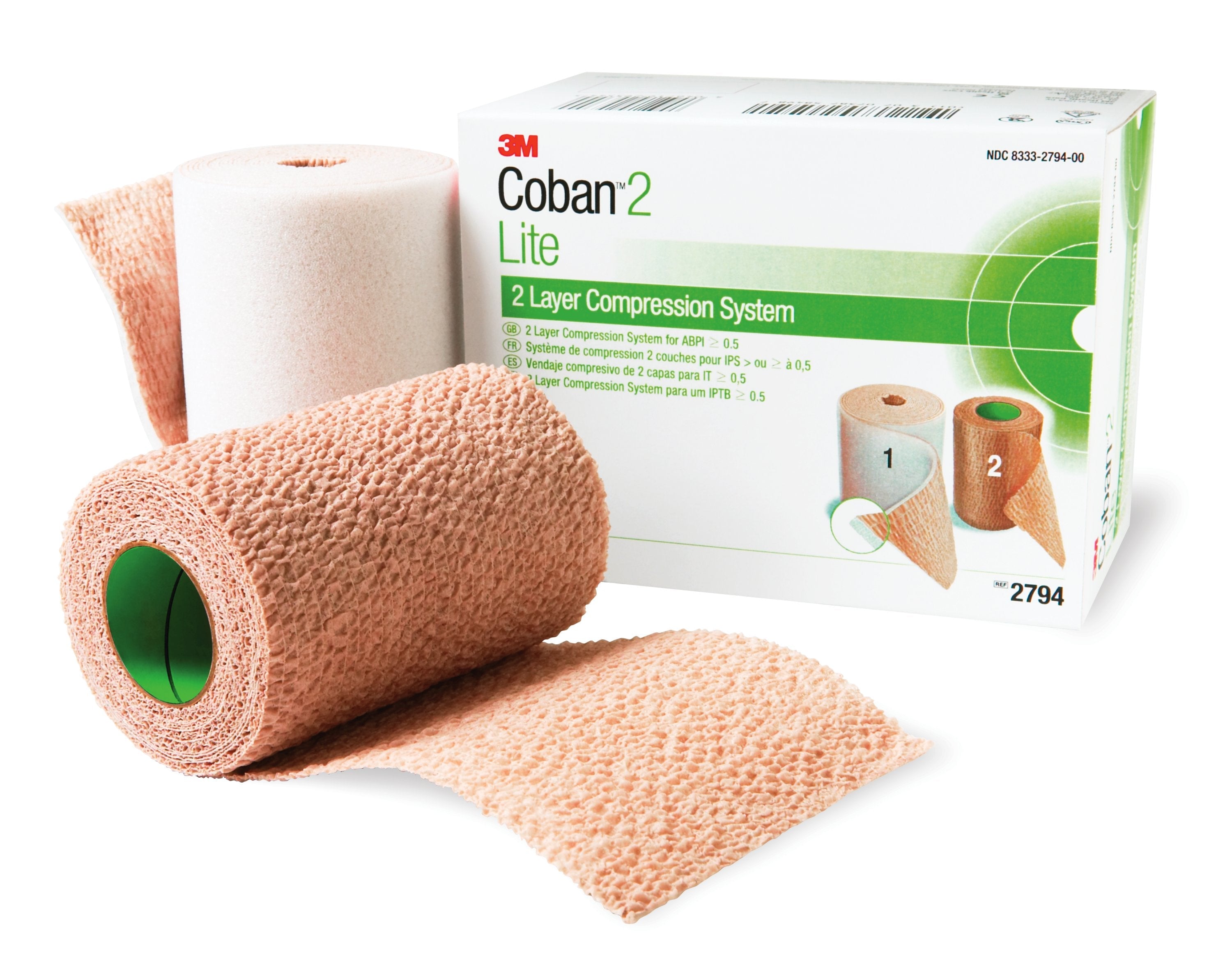 Coban Latex-Free 2-Layer Lite Compression System 1 Box
