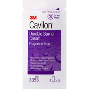 Cavilon Durable Barrier Cream, 2 g Packet 20 Box