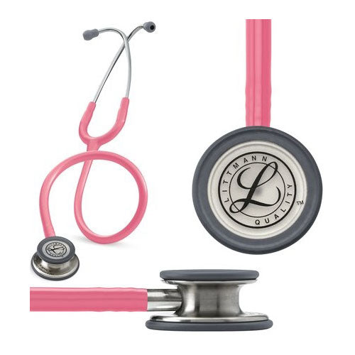 Littmann Classic III Stethoscope, Pearl Pink Tube, 27" 1 Each