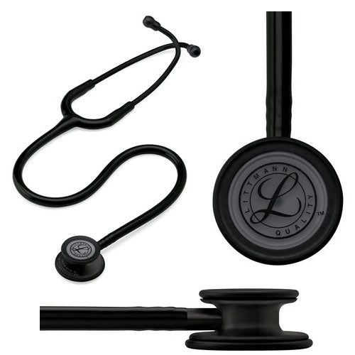 Littmann Classic III Stethoscope, Black Edition Chestpiece, Black Tube, 27" 1 Each