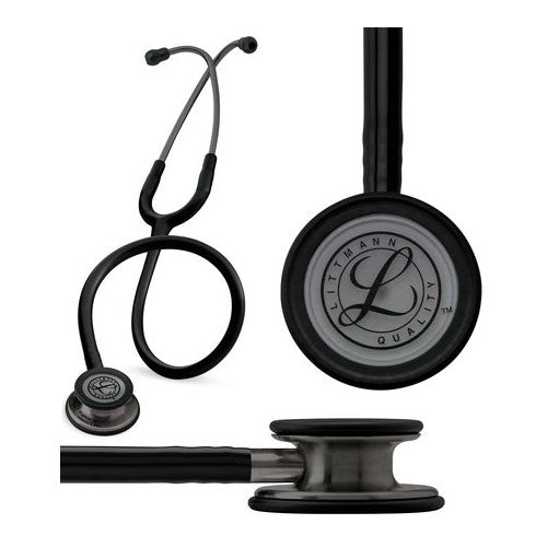 Littmann Classic III Stethoscope, Smoke-Finish, Black Tube, 27" 1 Each