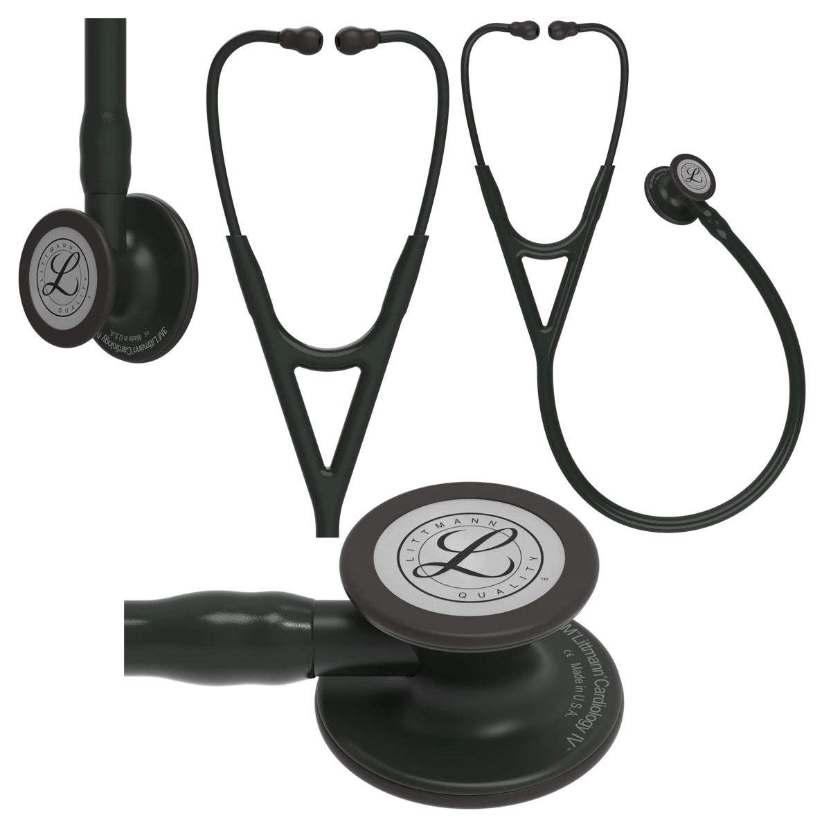 Littmann Cardiology IV Stethoscope, 27", Black, Black 1 Each