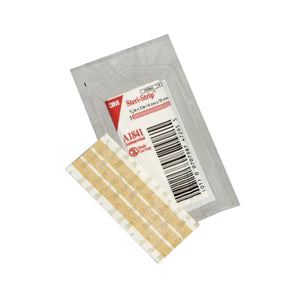 Steri-Strip Antimicrobial Skin Closure Strip 1/4" x 3" 200 Case