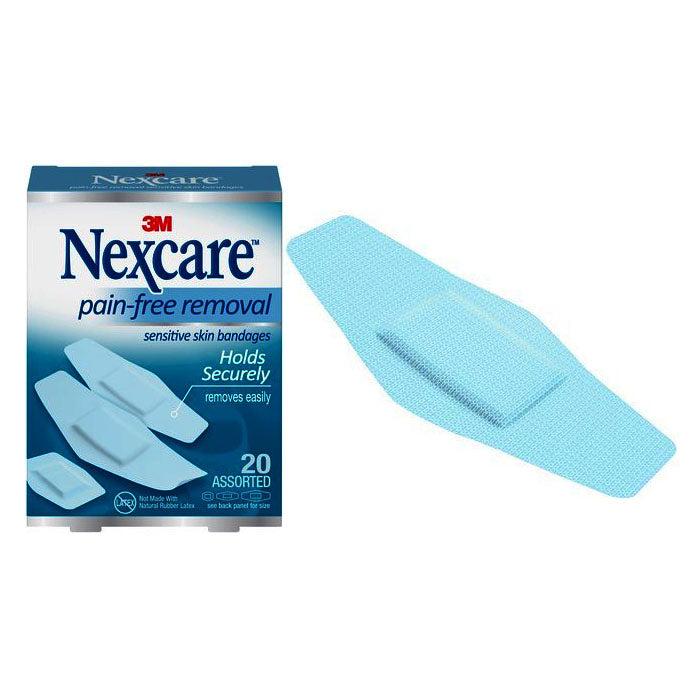 Nexcare Sensitive Skin Bandages, 20 ct Asst 20 Box