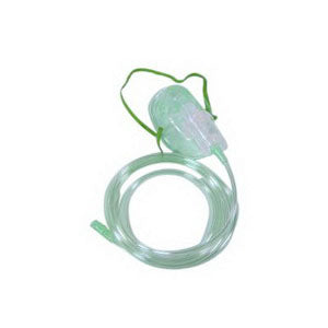 Nonrebreathing Oxygen Mask with Safety Vent and Universal Tubing Connector 1 Each