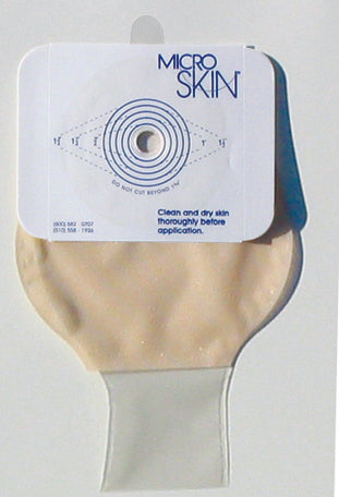 9" Mid-Size Drn 1Pc Pch w/Mcskn Barrier, Clear 10 Box