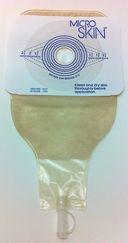 11" Urostomy Pouch with Microskin Barrier 10 Box