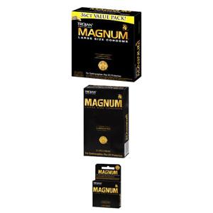 Trojan Magnum Lubricated Condom 36 Each