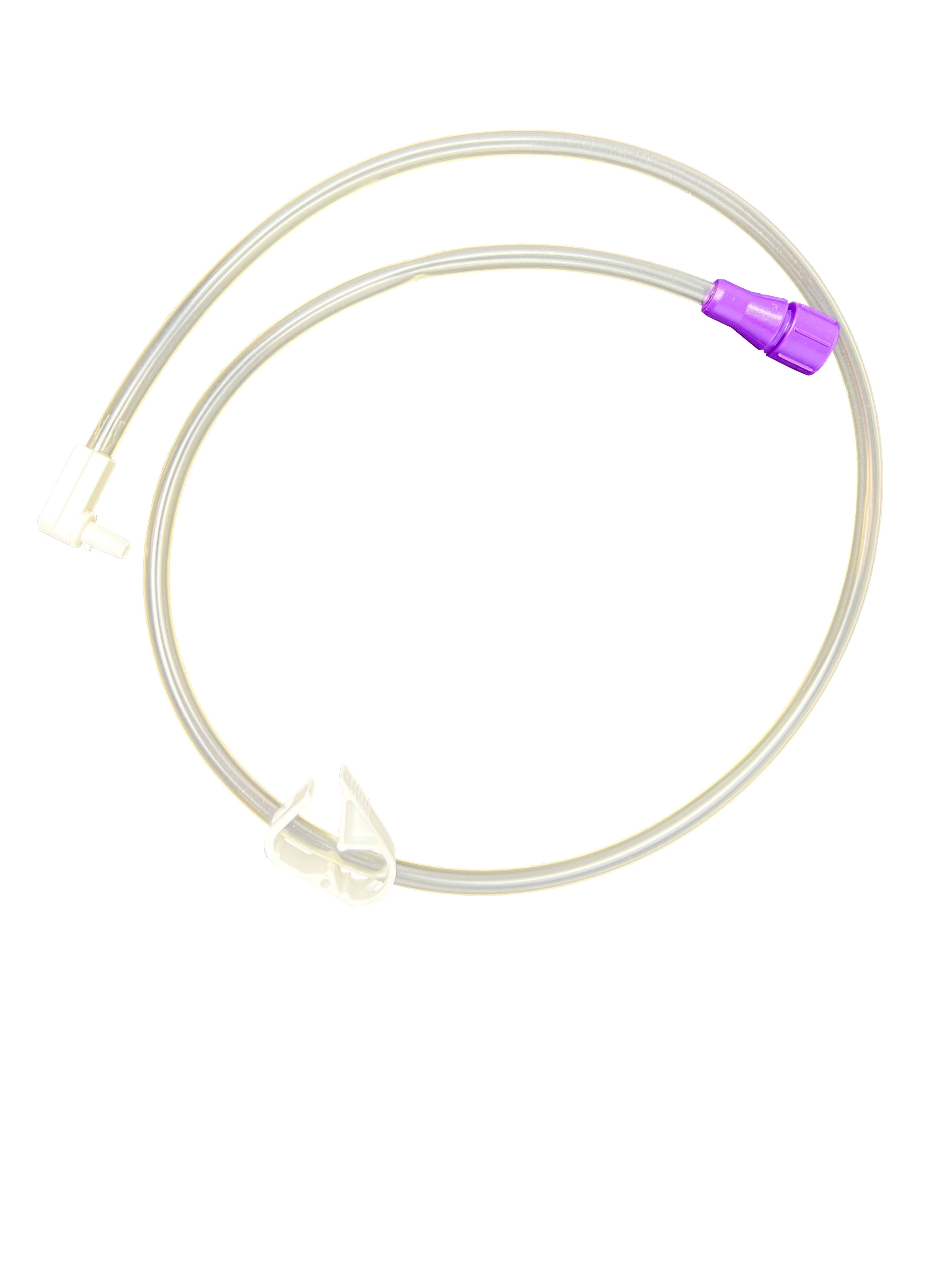 Vesco Medical 24 Universal ENFit Extension Set, Single Port, Right Angle, Bolus Feed 1 Each
