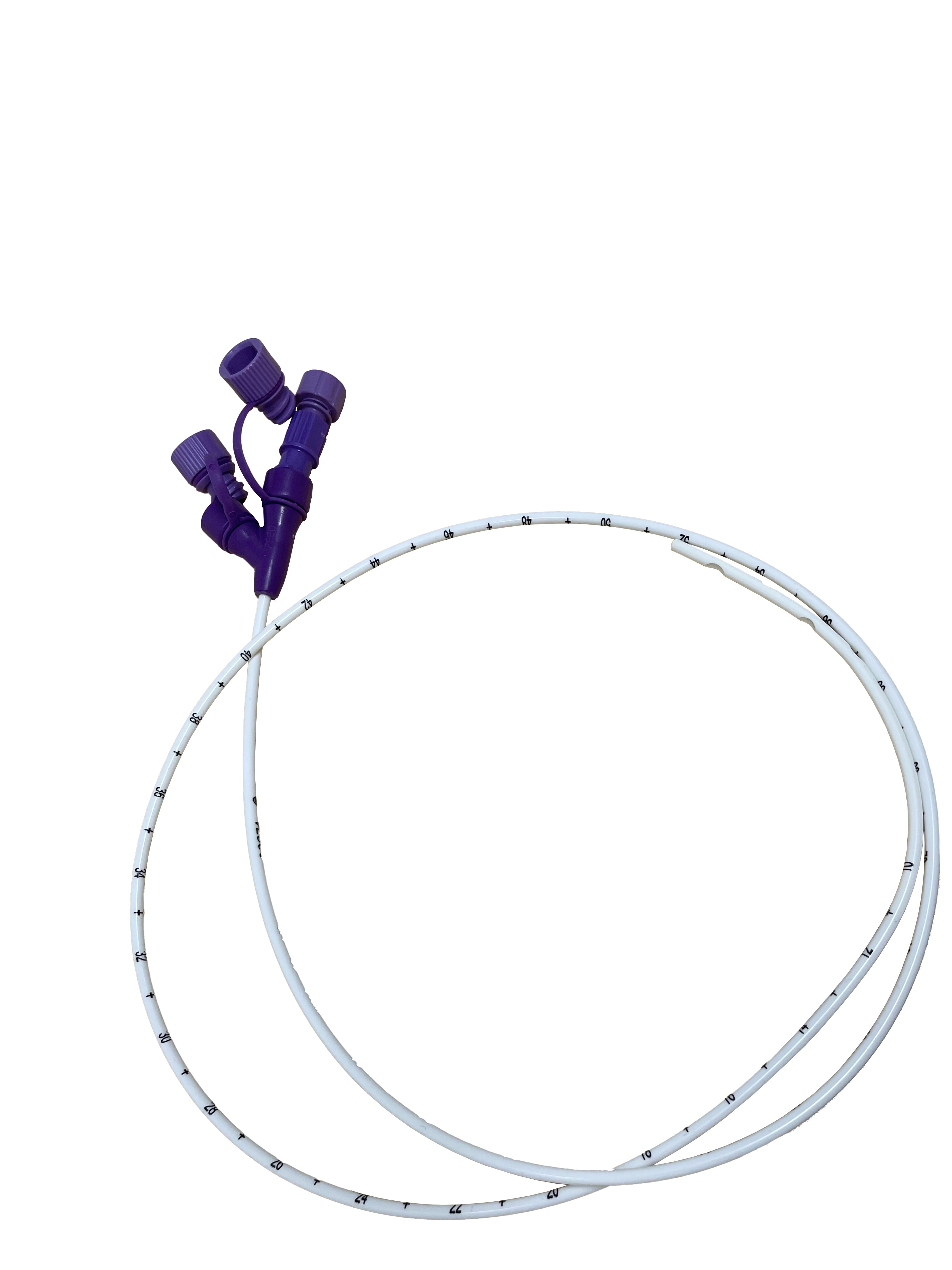 6FR, 36" Nasogastric Feeding Tube, Polyurethane, Dual ENFit Port With Stylet 1 Each