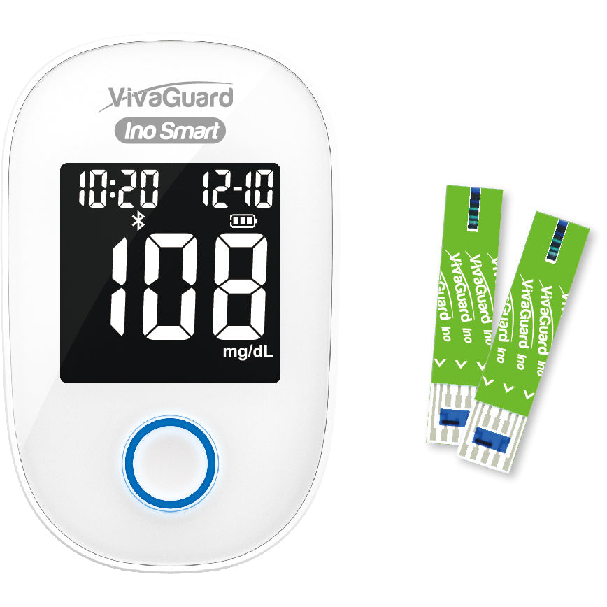 VivaGuard Ino Smart Blood Glucose Meter 1 Each