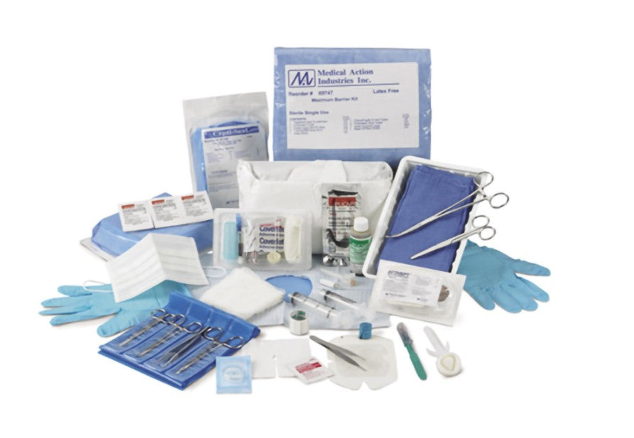 Medical Action Sharp Debridement Procedure Tray 1 Each