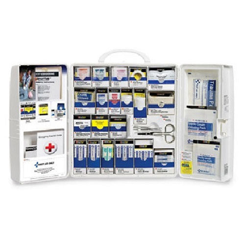 Business First Aid Plastic Wall Mount Cab with Carry Handle 1 Each