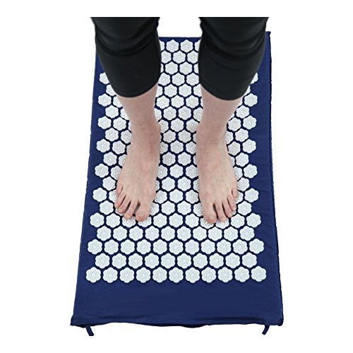 Kanjo Acupressure Memory Foam Foot Mat, Sapphire 1 Each