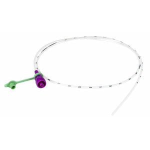 Nutrisafe 2 Nasogastric Feeding Tube without Stylet 8 Fr 20" Length 0.97 ml, Polyurethane, Blue 1 Each