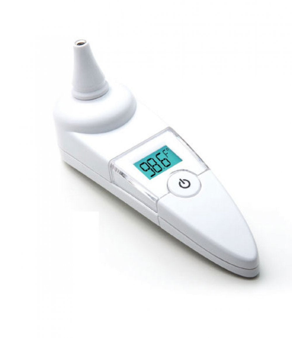 Adtemp Tympanic IR Ear Thermometer, 6" x 1-1/5" x 1-3/5", Dual Scale, CR2032 Battery 1 Each