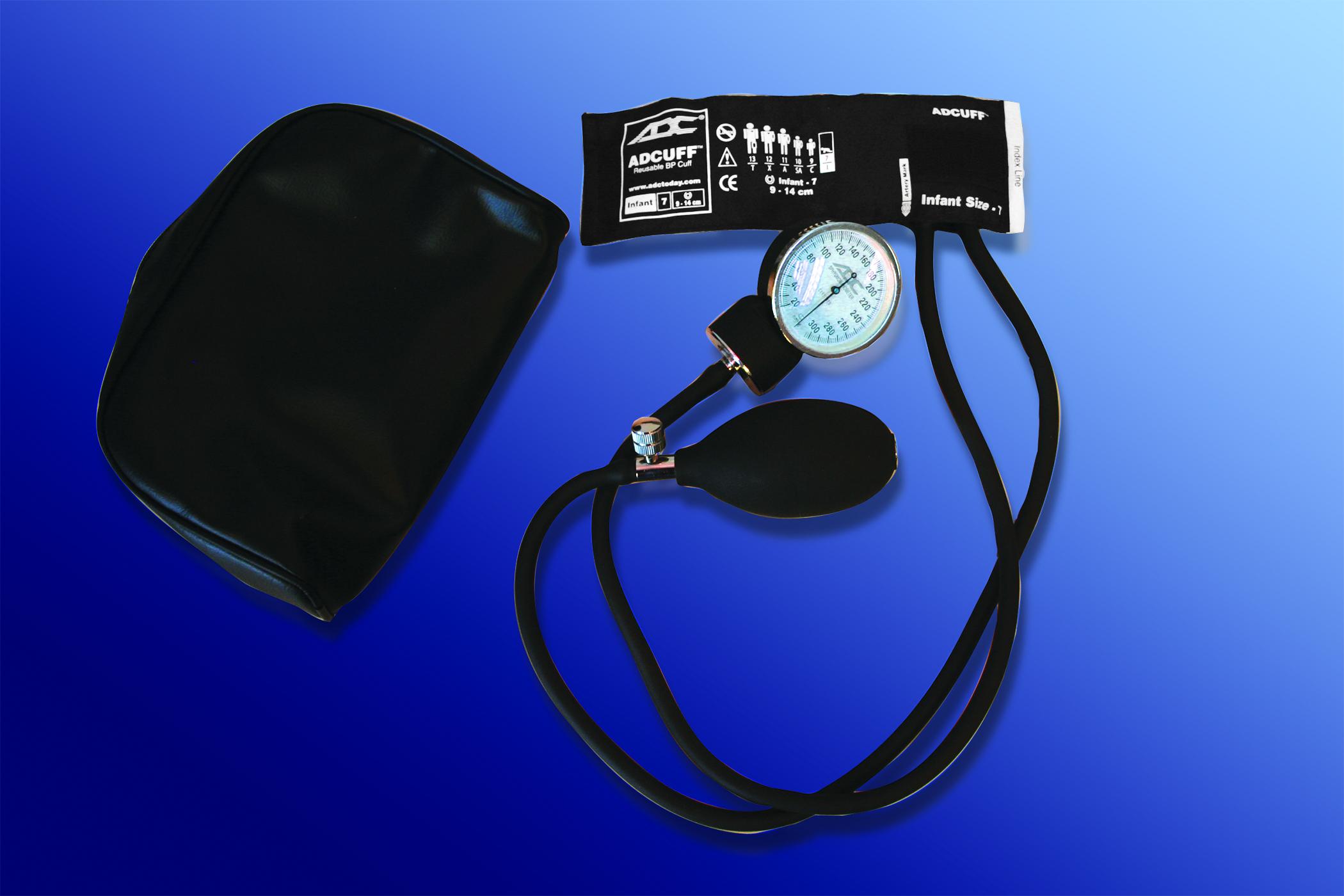 Prosphyg 760 Series Infant Aneroid Sphygmomanometer, Black 1 Each