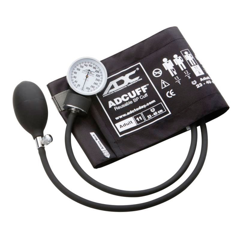 Professional Aneroid Sphygmomanometer with Nylon Cuff 1 Each
