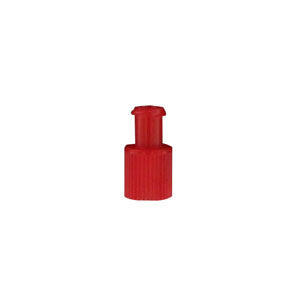 Male and Female Luer Lock Cap, Red 100 Box