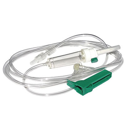 Secondary Administration Set With Standard Bore Tubing 35", Universal Spike Drip Chamber 20mL 1 Each