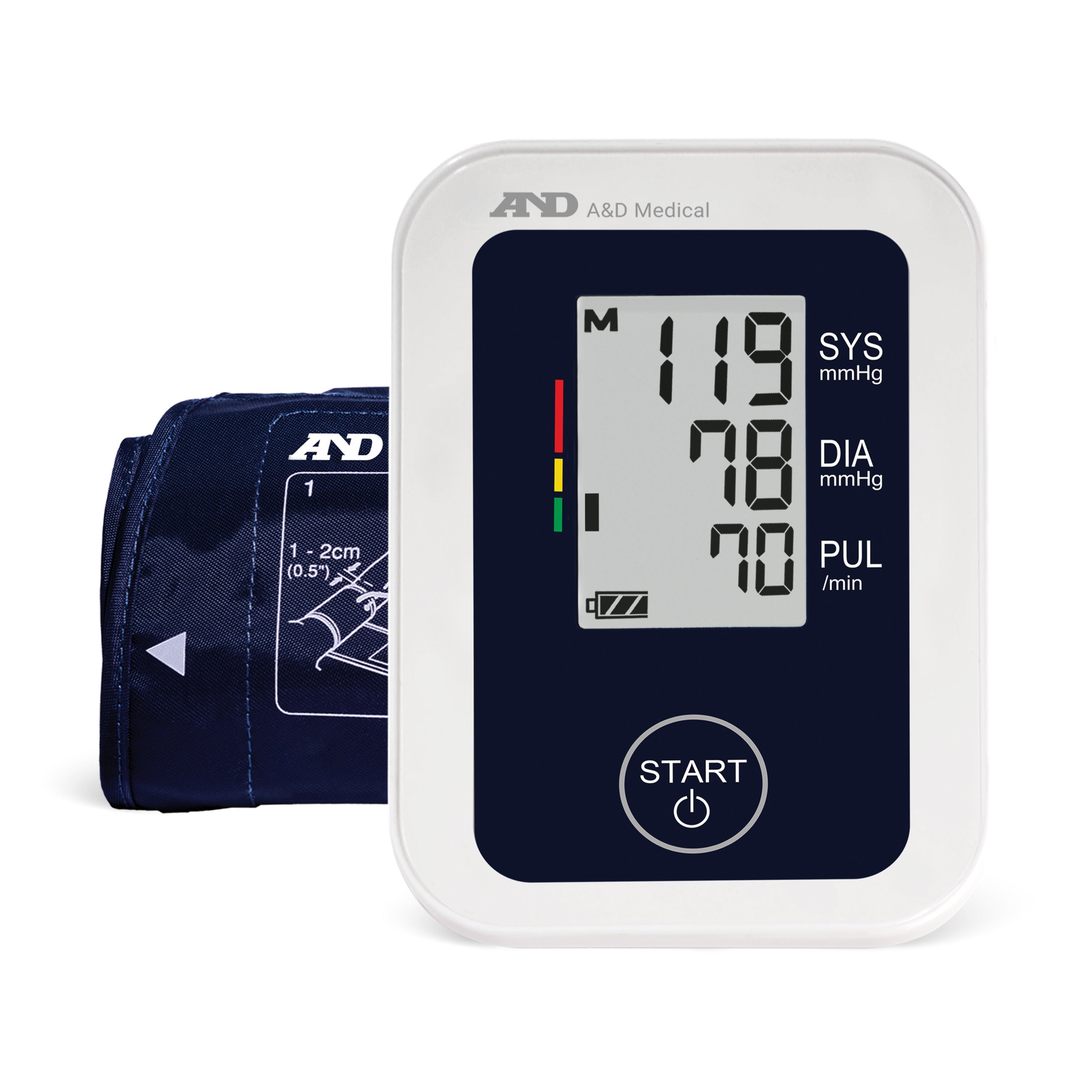 A&D Medical Essential Blood Pressure Monitor with AC Adapter, Small Cuff