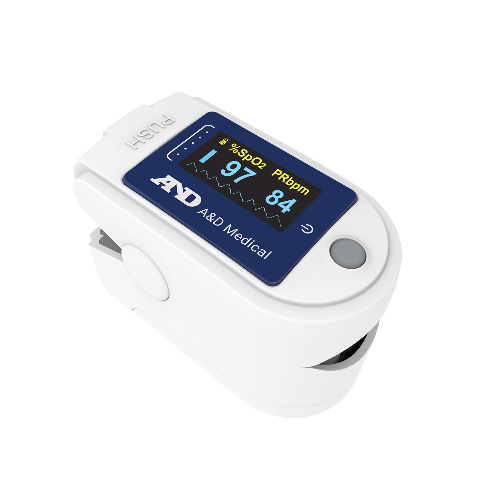 A&D Medical Bluetooth Fingertip Pulse Oximeter 1 Each