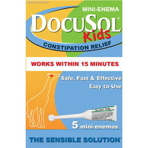 Docusol Kids Mini Enema 5 Box