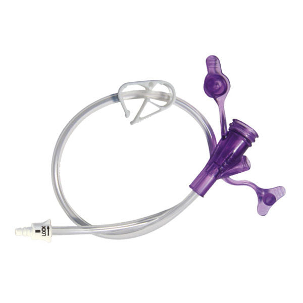 12" Sterile Purple Dual ENFit Y-Port Feeding Set 1 Each