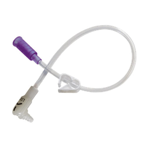 12" Right Angle Single ENFit Feeding Set With Cap 1 Each
