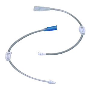 Right Angle Feed Set with Straight Port, 24" 1 Each